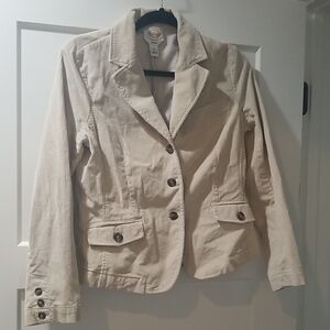 Talbots Light Tan Blazer Jacket